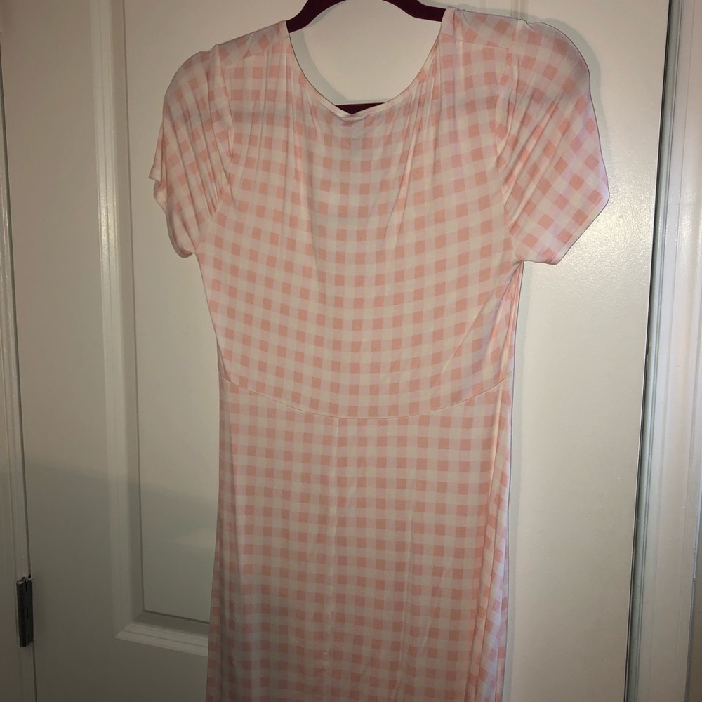 Forever 21 Pink Gingham Dress NWT - Picture 5 of 7